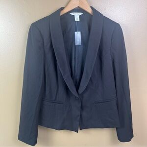 NEW White House Black Market Black Blazer Size 14